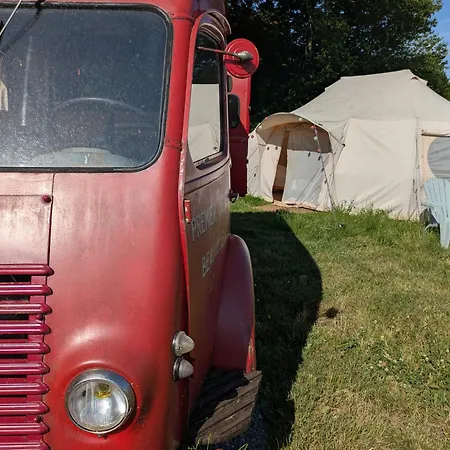 Bus Magique Avec Tente Glamping Lyxtält Saint-Palais (Allier)