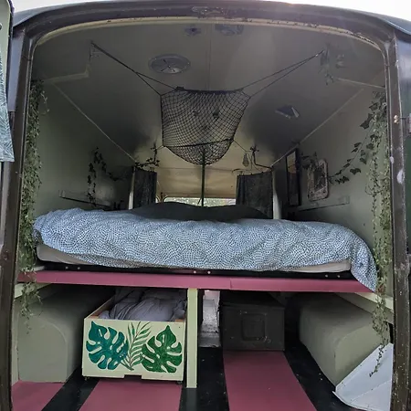 Bus Magique Avec Tente Glamping Lyxtält *